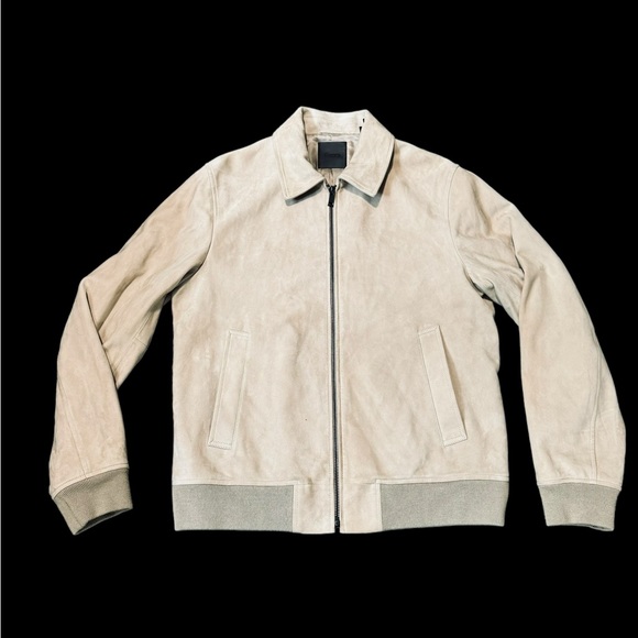 THEORY***Wyatt Zip SUEDE Jacket***Medium $1195 NWT - Picture 7 of 11